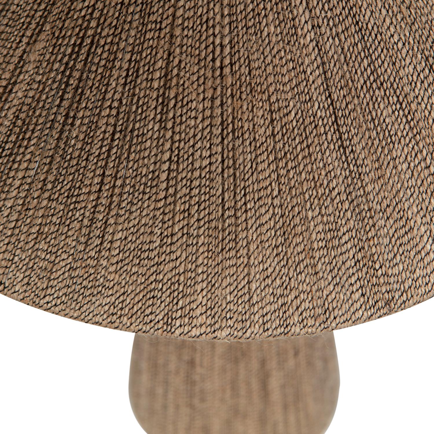 WOOOD Pepe Tafellamp - Touw - Naturel - 46x38x38