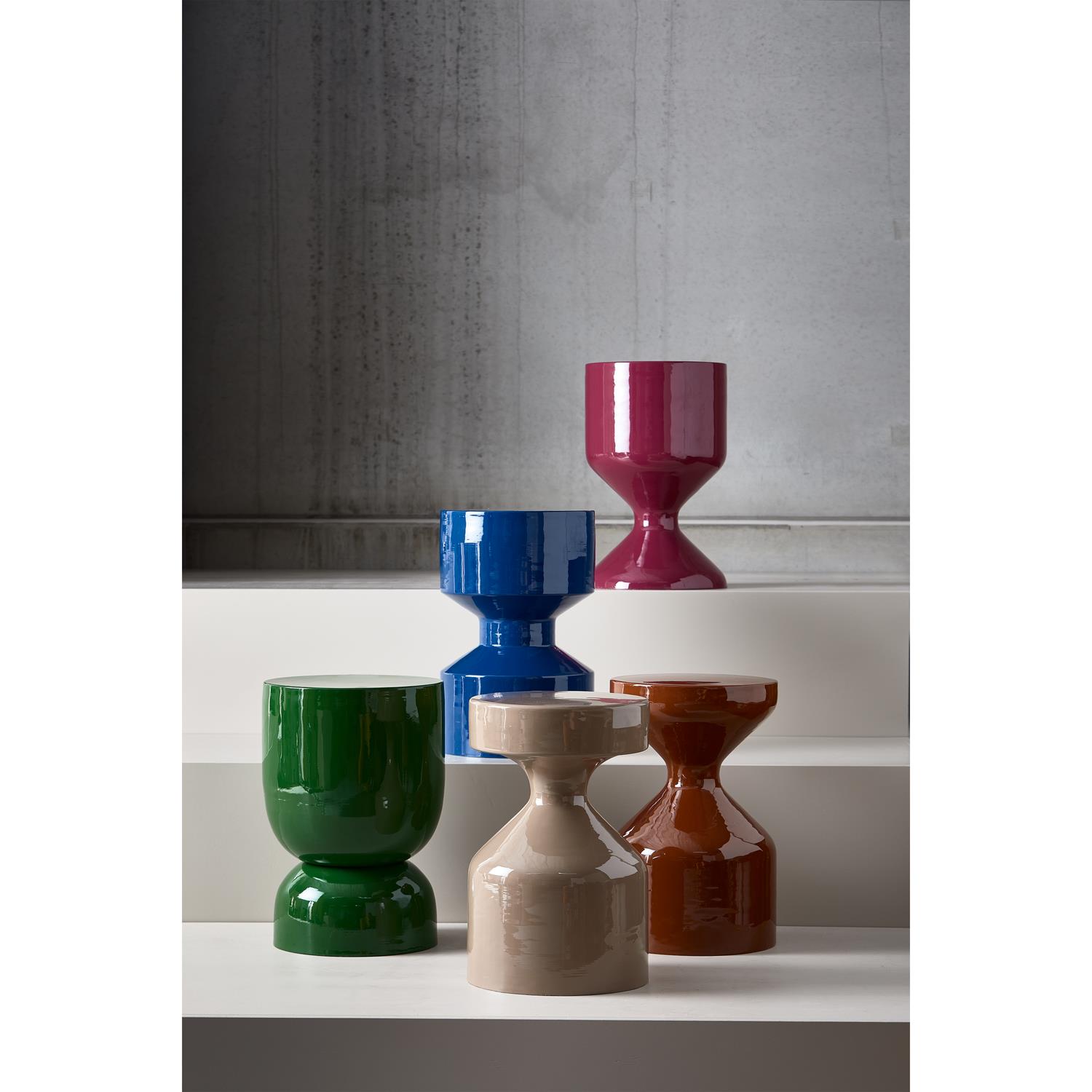 WOOOD Floyd Bijzettafel - Metaal - Tapenade - 47x30x30