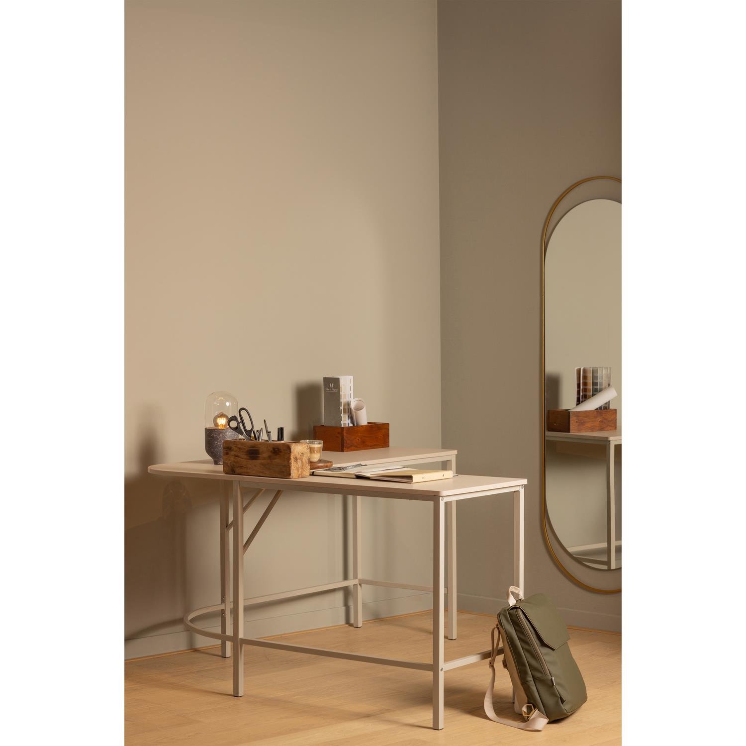 WOOOD Mike Hoekbureau - Hout|Metaal - Dust - 75x185x185