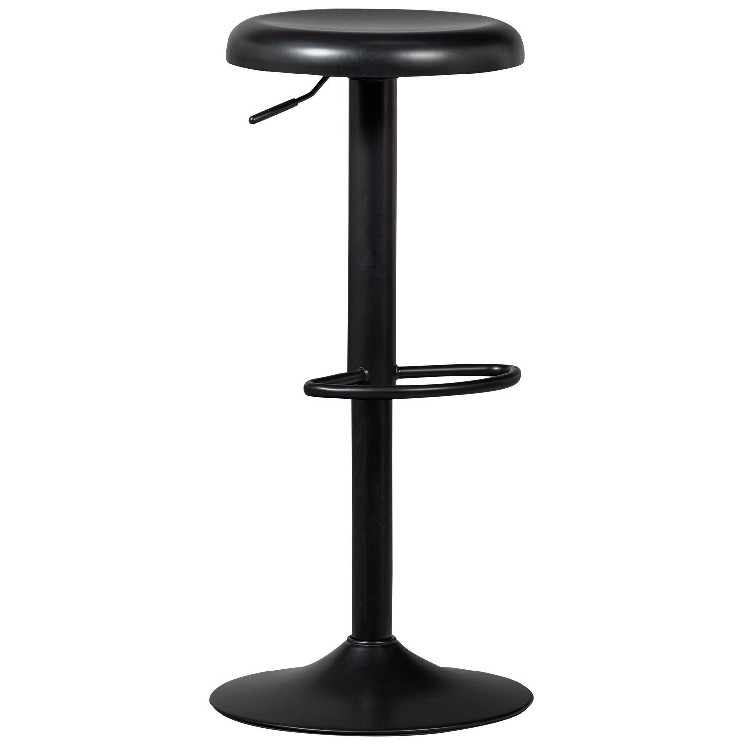WOOOD Isaac Barkruk - Metaal - Zwart - 81x39x39