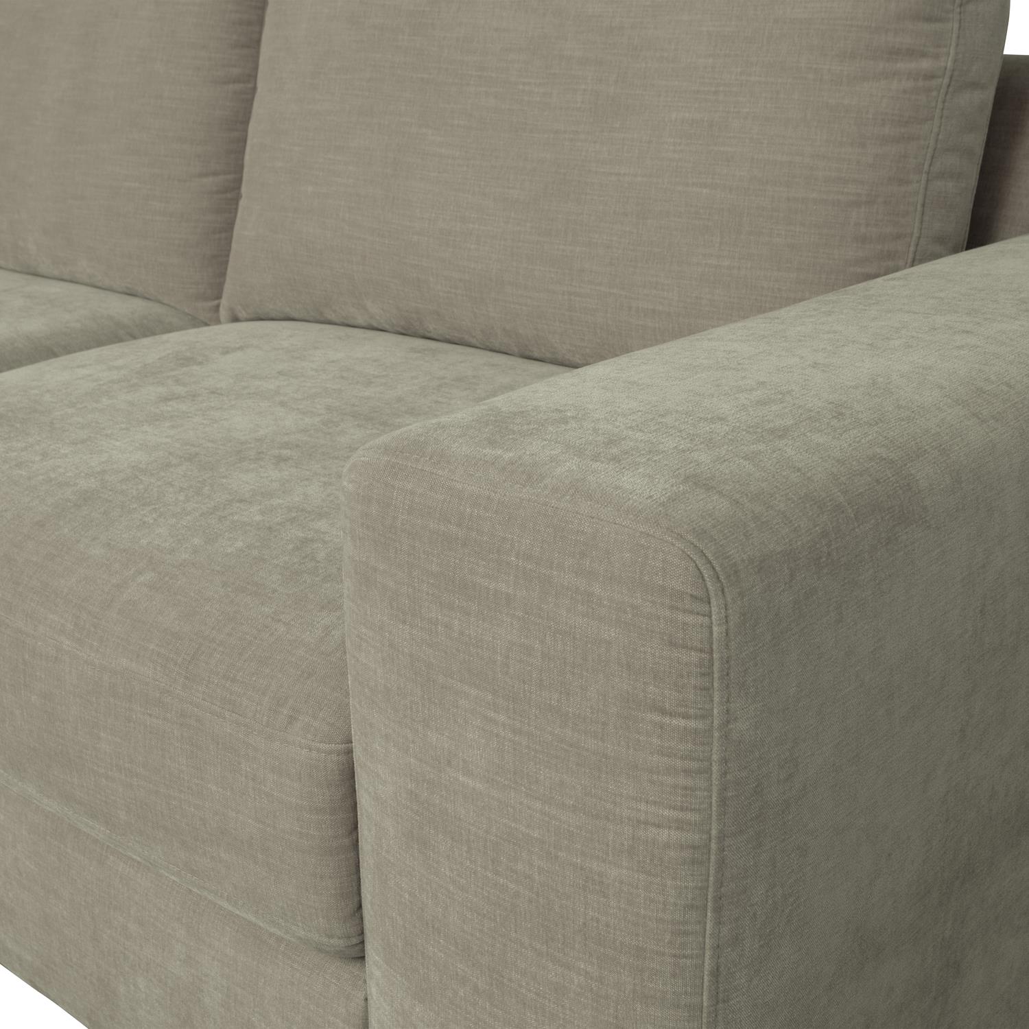 vtwonen Family 1-Zits Bank Element Arm Rechts - Grijs - 85x115x98