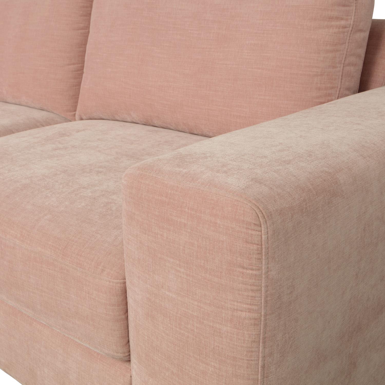 vtwonen Family 1-Zits Bank Element  Arm Rechts - Polyester - Roze
