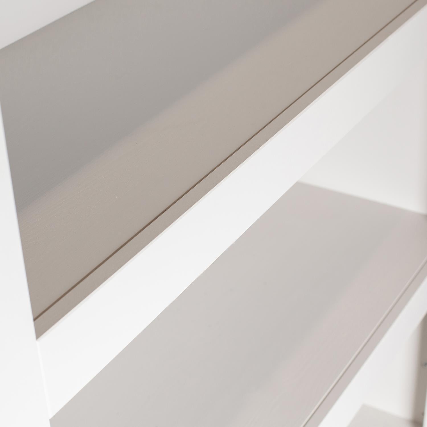 WOOOD Bonk Open Kast - Grenen - Mist - 160x103x37