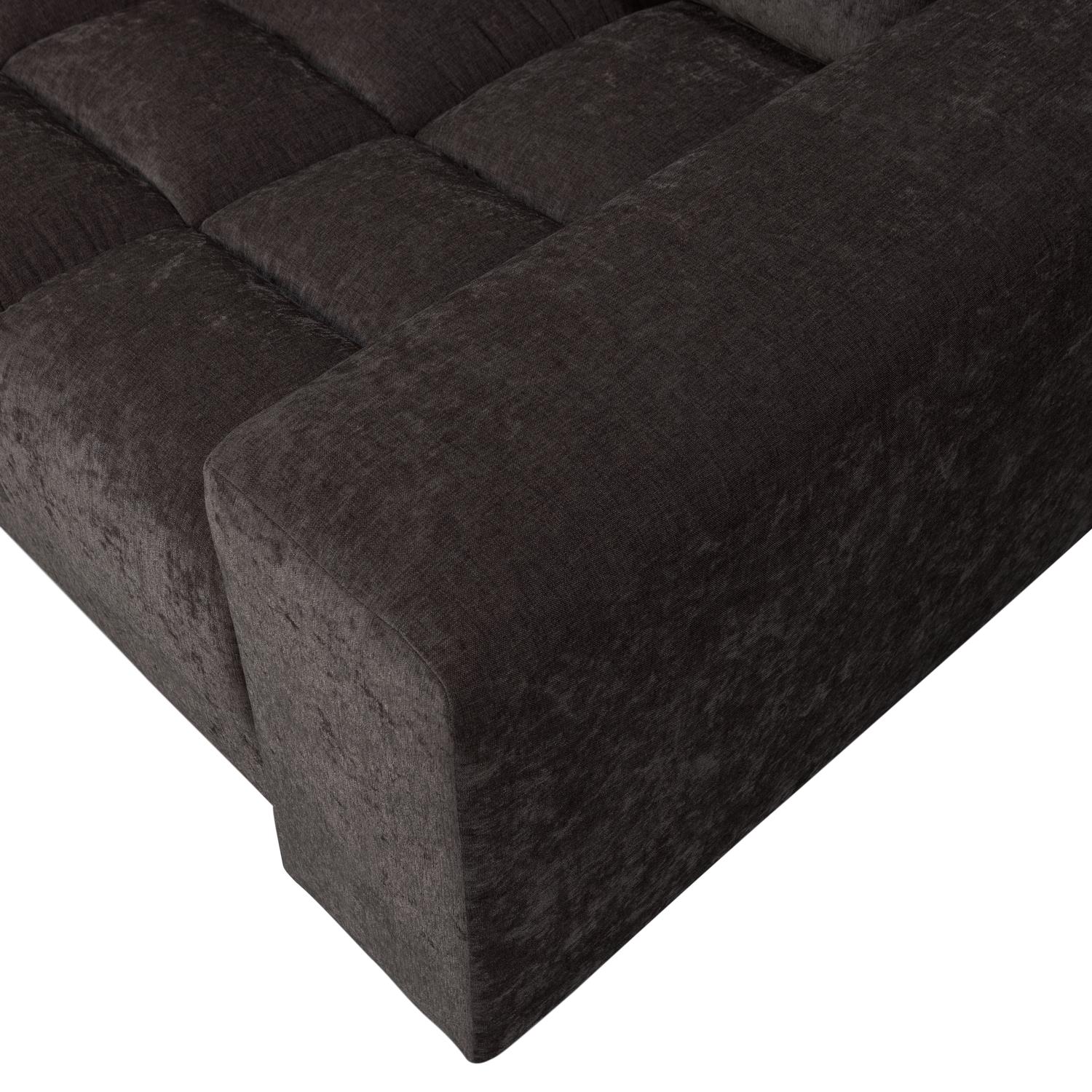 WOOOD Second Date 2-zits Bank - Vintage - Antraciet