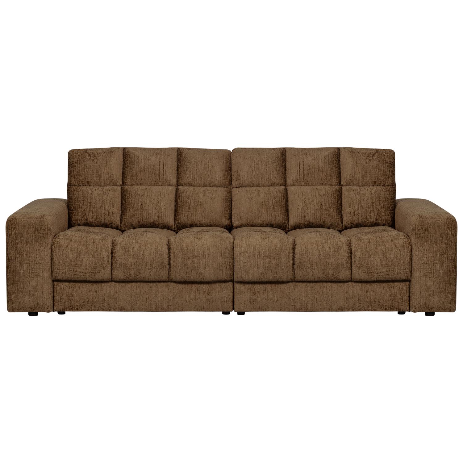 WOOOD Second Date 2-zits Bank - Structure Velvet - Brass