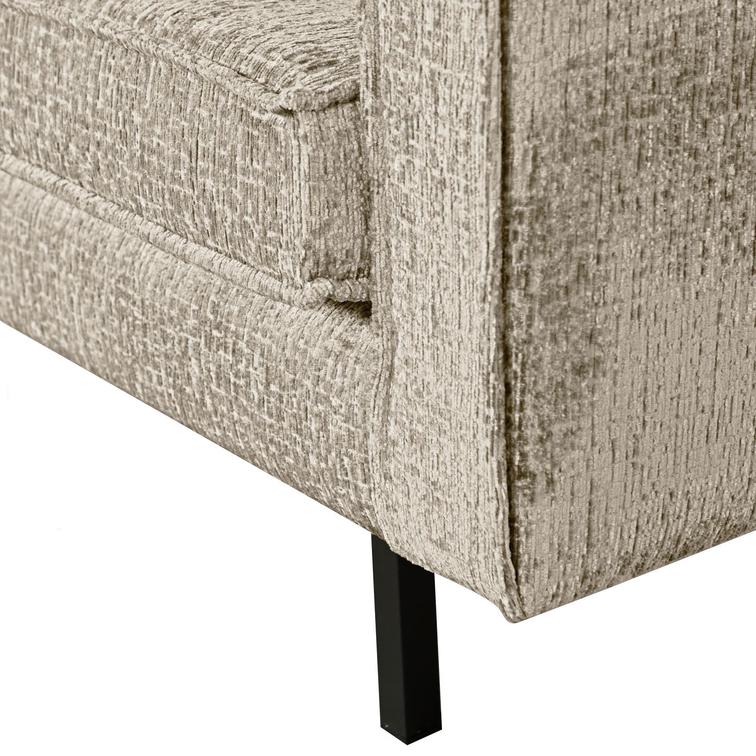 BePureHome Bank 3-Zits Rodeo - Velvet - Wheatfield - 85x277x86