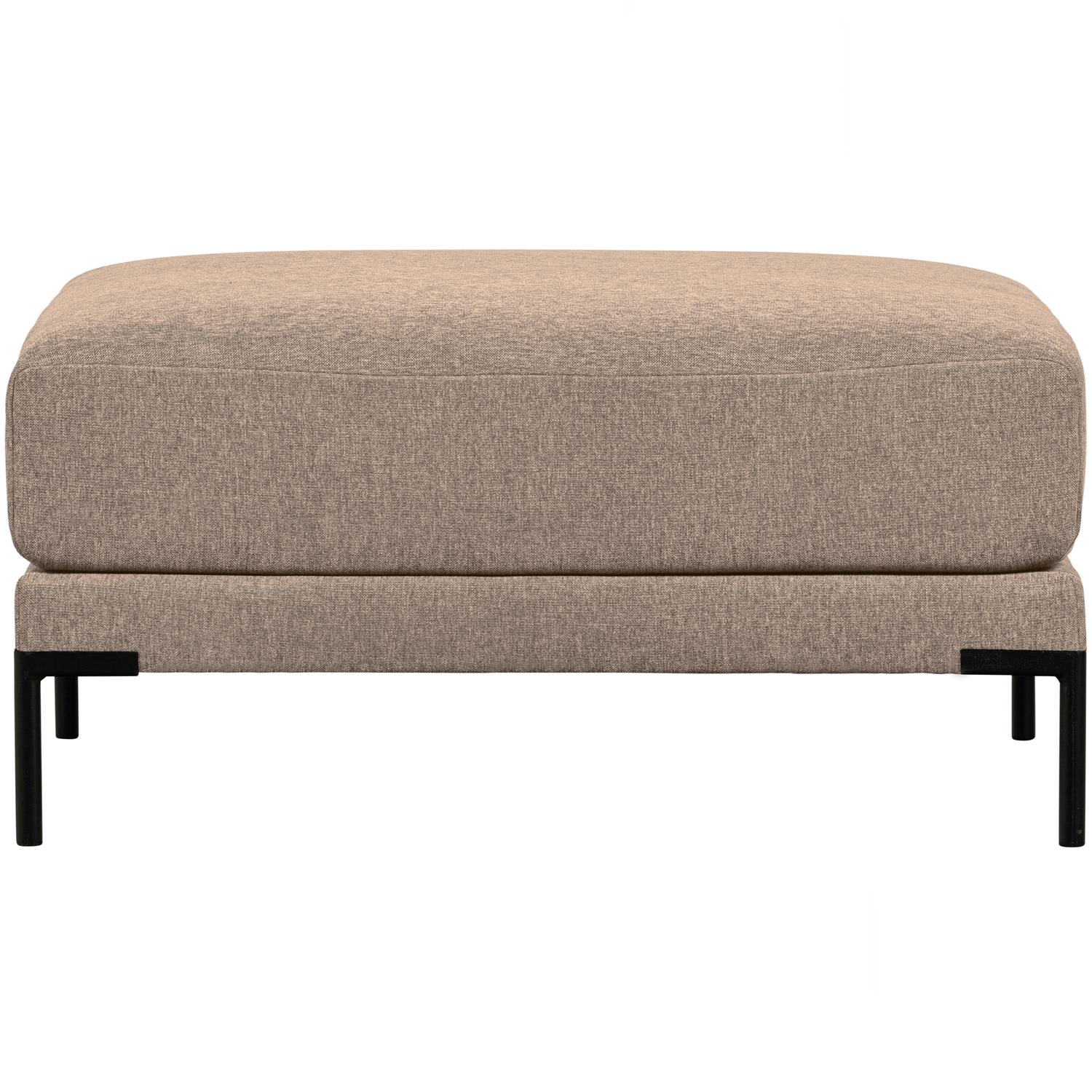 vtwonen Couple Poef - Polyester - Mud Melange - 44x50x100