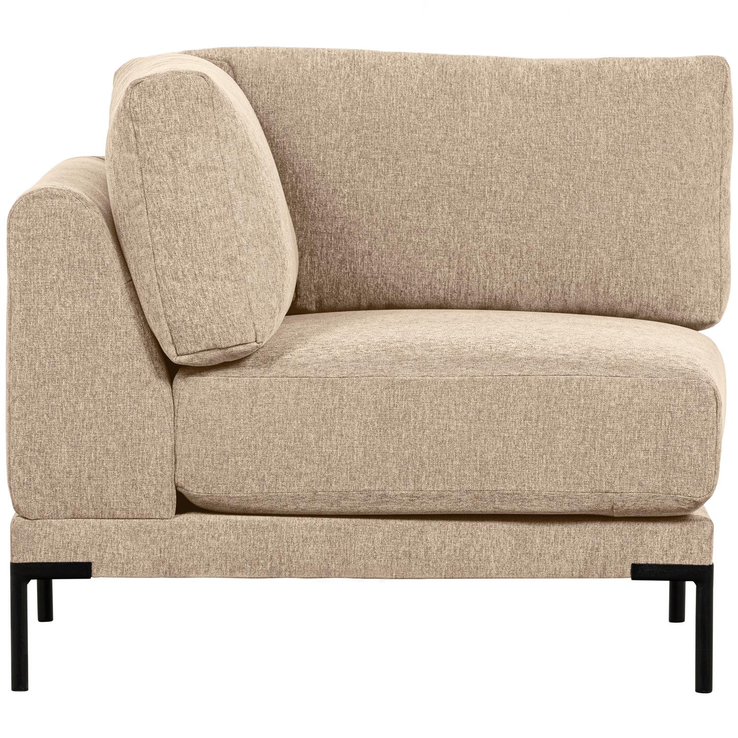 vtwonen Couple Bank Hoekelement - Polyester - Natural Melange