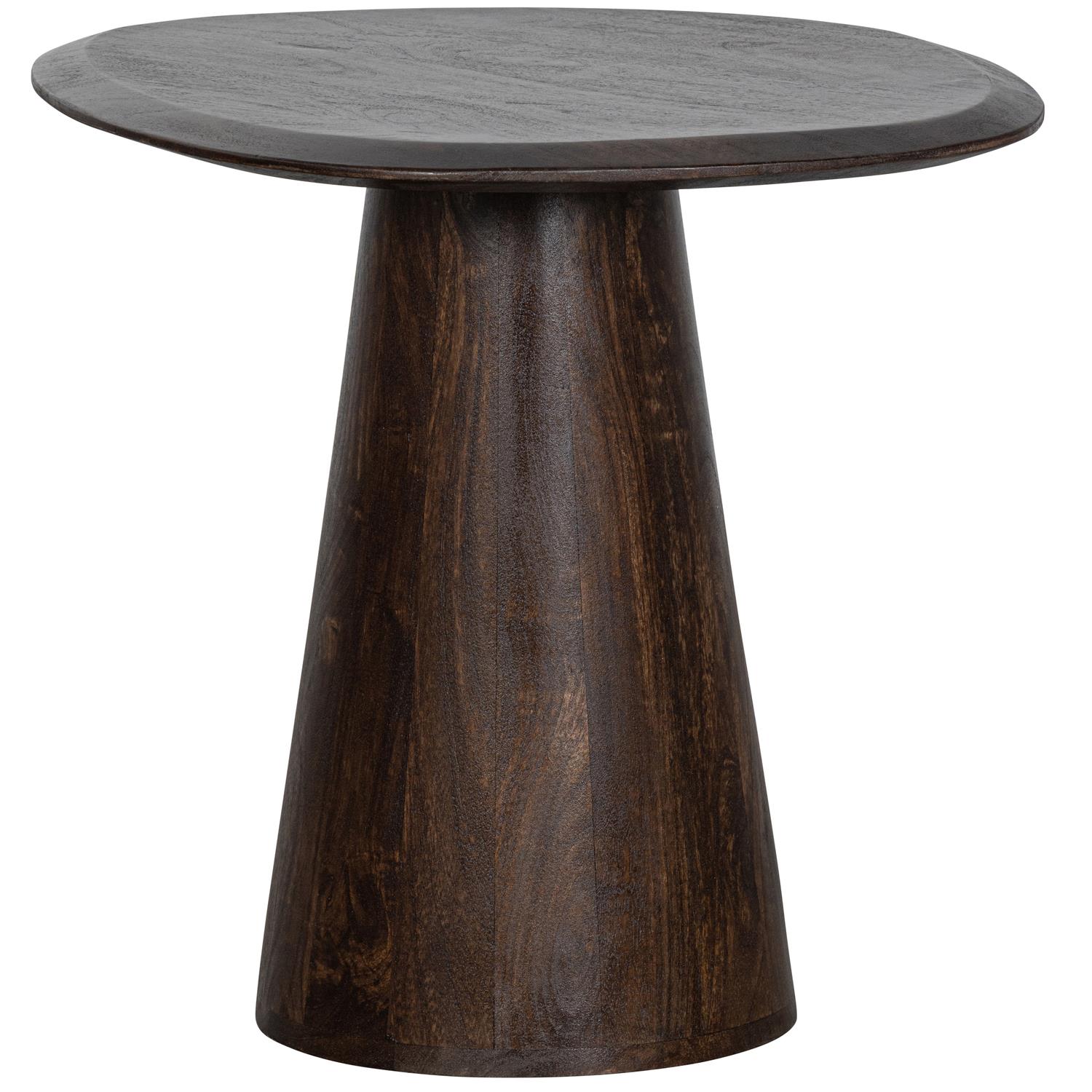 BePureHome Posture Bijzettafel - Hout - Walnoot - 52x60x50