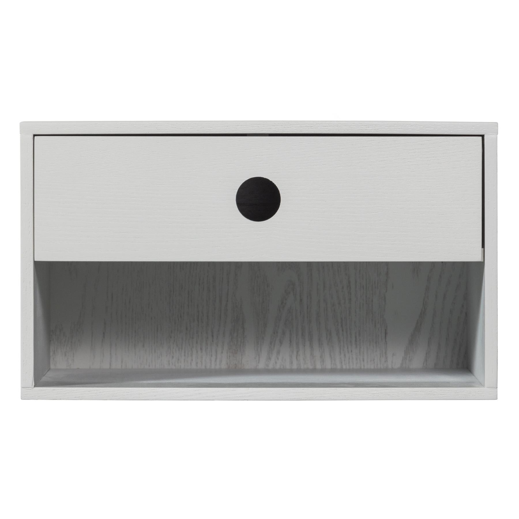 WOOOD Nancy Hangend Nachtkastje  - MDF - Mist - 20x34x30