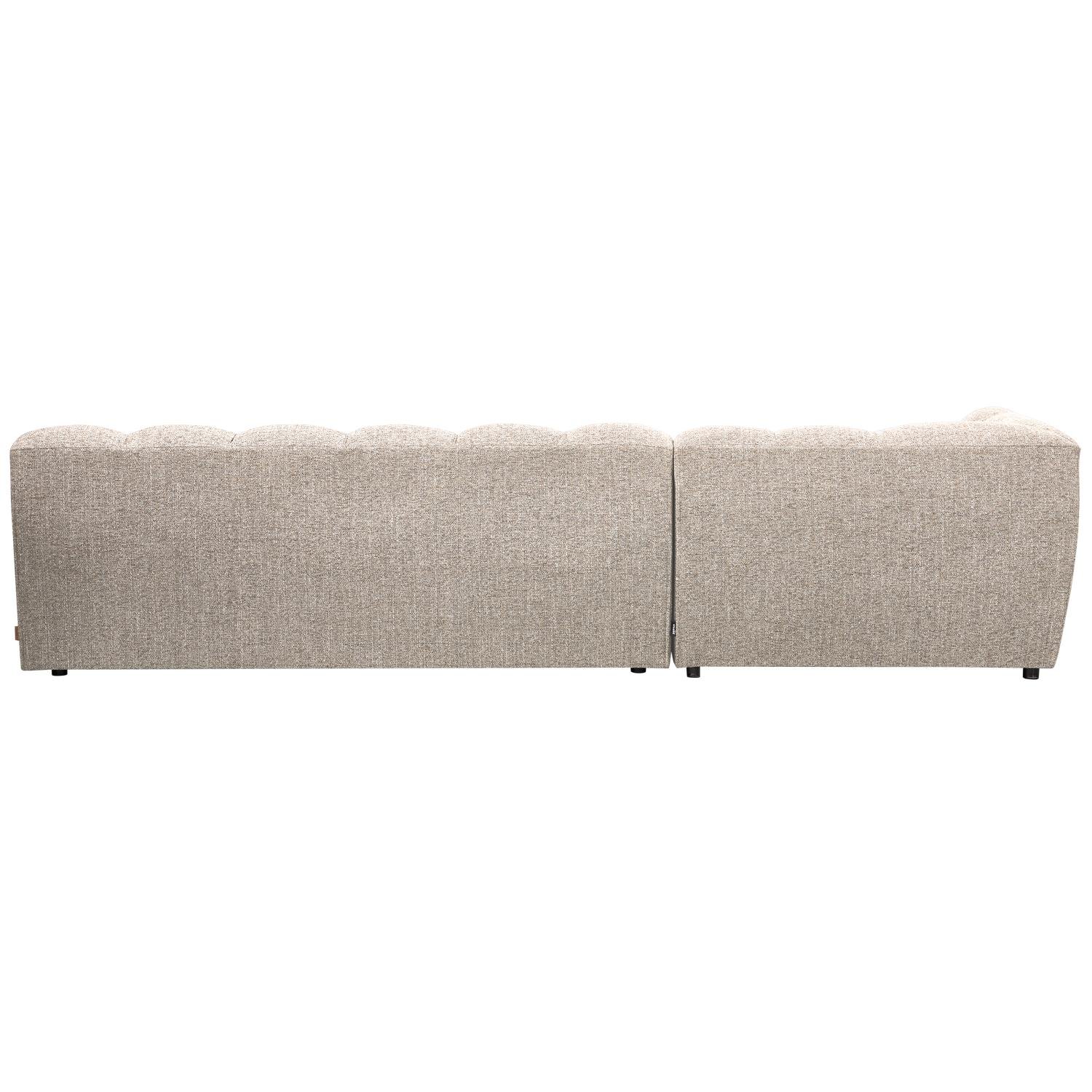 WOOOD Allure Chaise Longue Bank Links - Polyester - Naturel-79x324x165