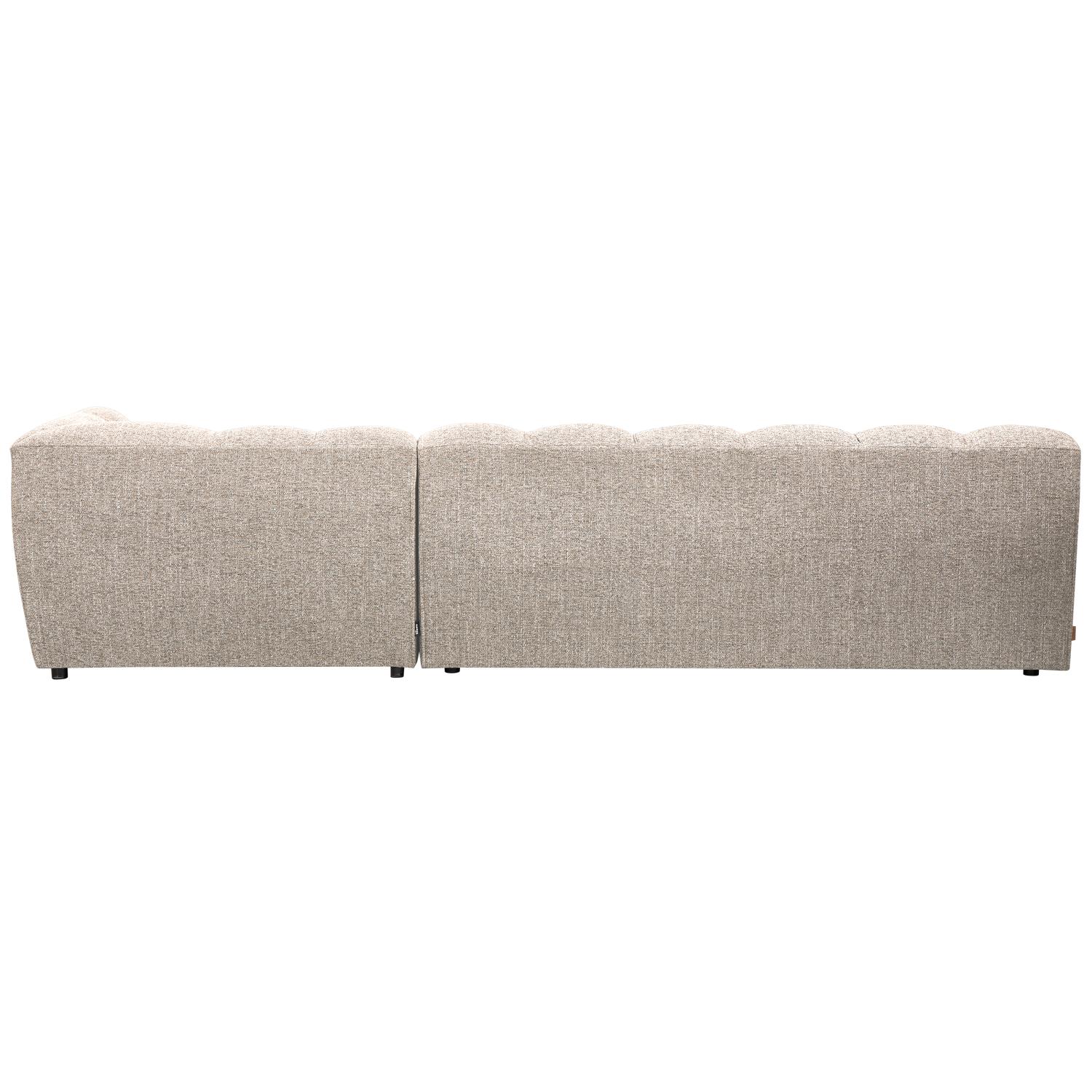 WOOOD Allure Chaise Longue Bank Rechts - Polyester - Naturel