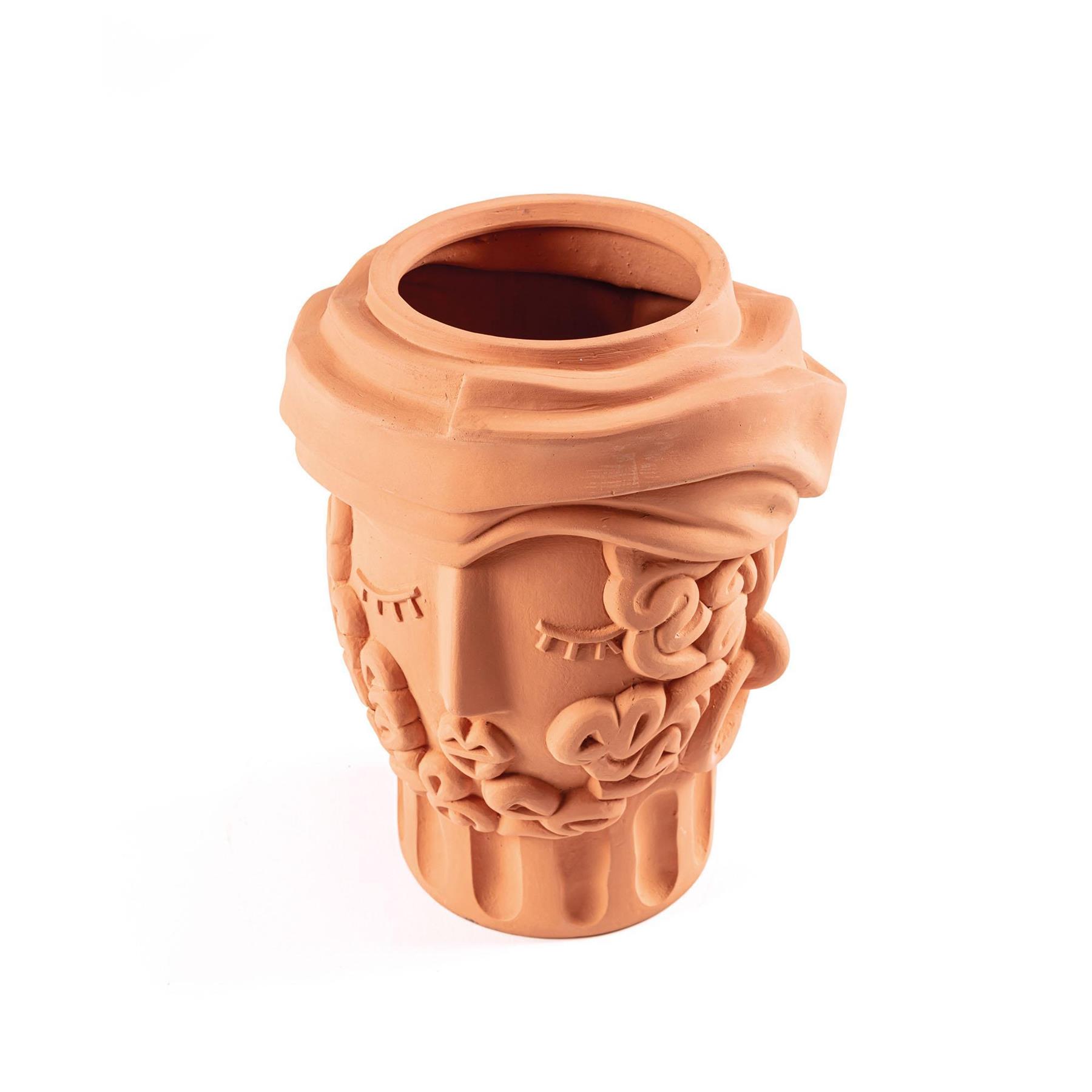 Seletti Magna Graecia Terracotta vaas Man