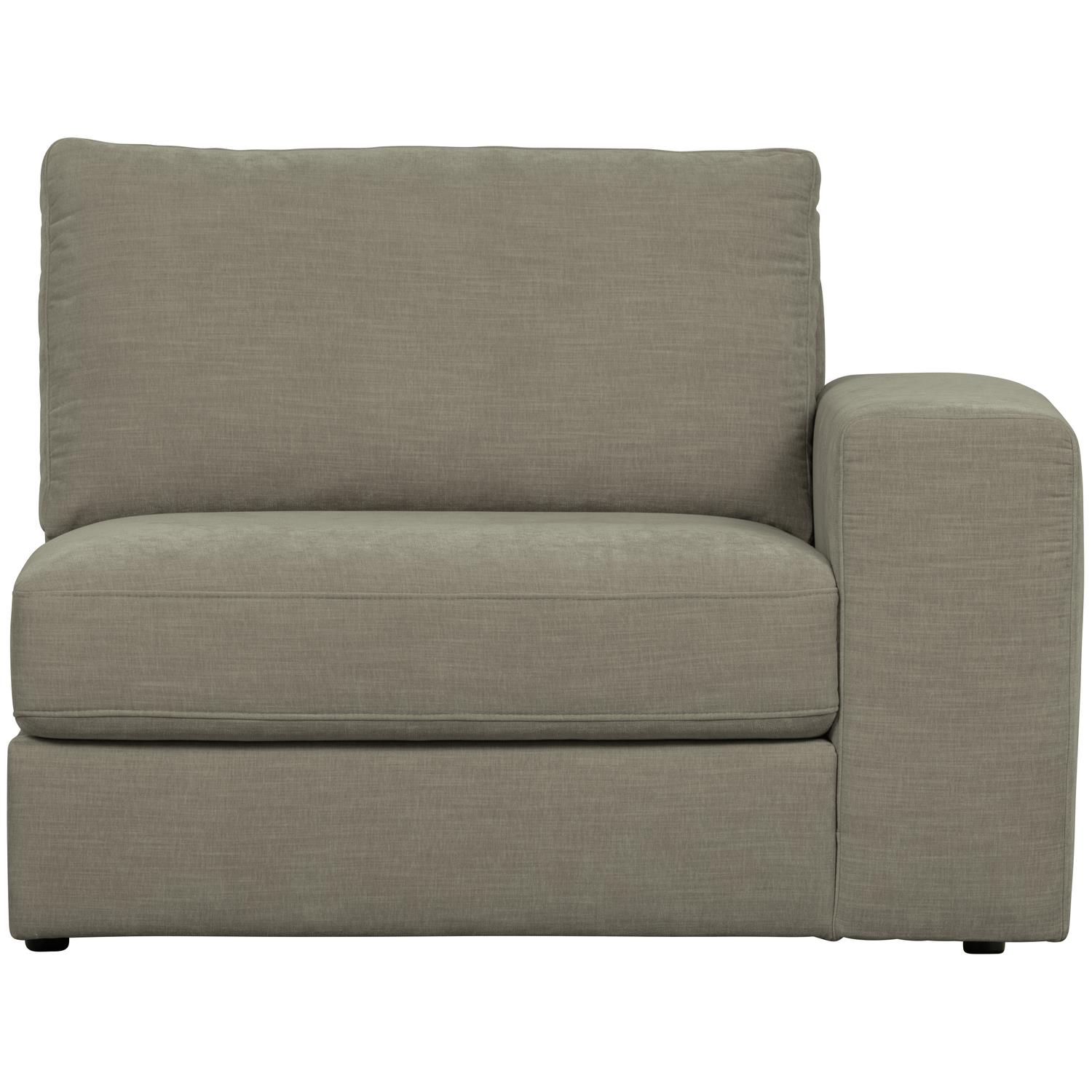 vtwonen Family 1-Zits Bank Element Arm Rechts - Grijs - 85x115x98
