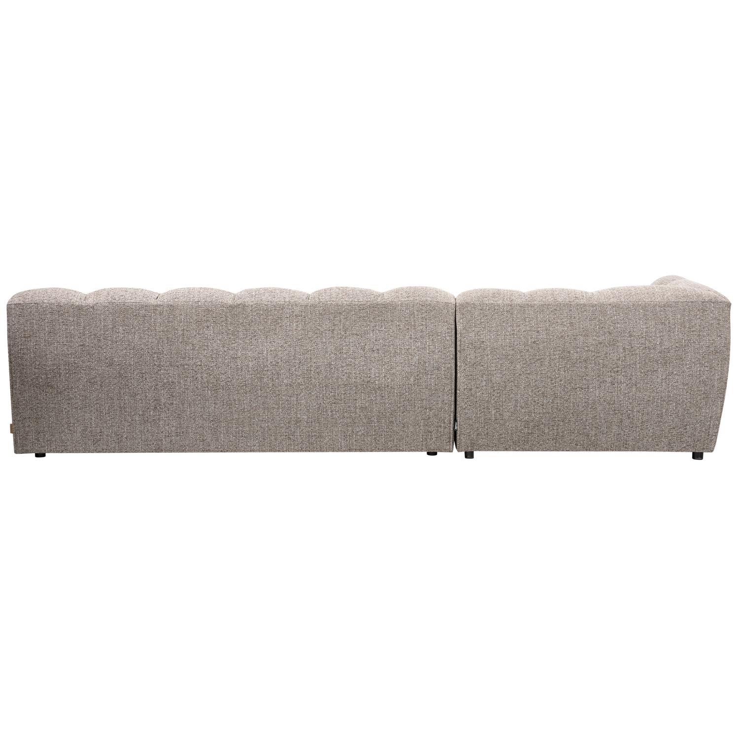 WOOOD Allure Chaise Longue Bank Links - Polyester - Klei - 79x324x165