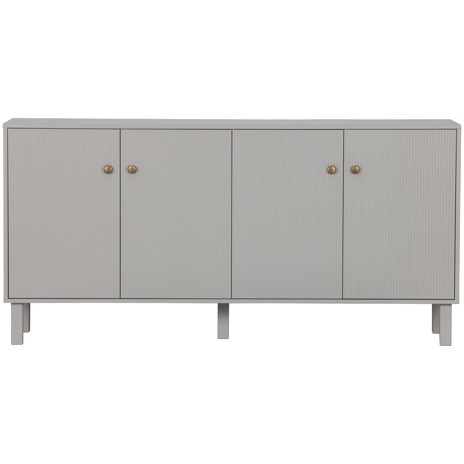 WOOOD Madu Dressoir - Grenen - Wolkengrijs - 78x160x46