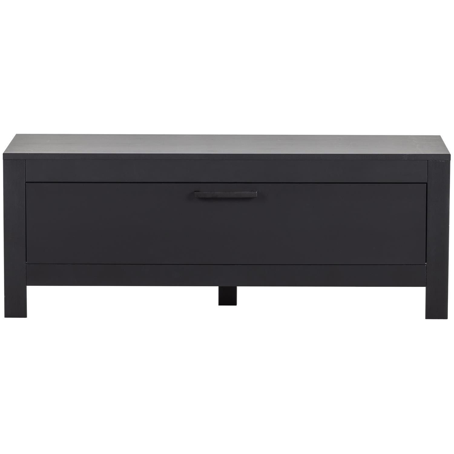 WOOOD Bonk Tv Meubel - Grenen - Zwart - 45x120x40