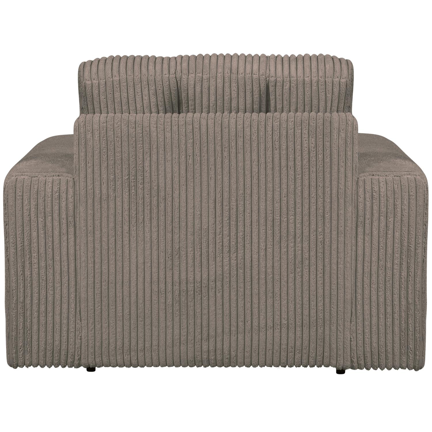 WOOOD Second Date Fauteuil - Grove Ribstof - Mud