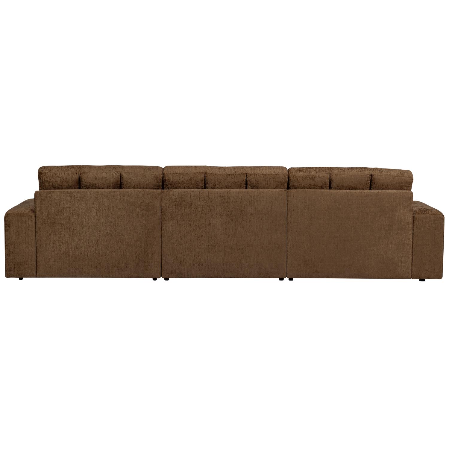 WOOOD Second Date 3-zits Bank - Structure Velvet - Brass