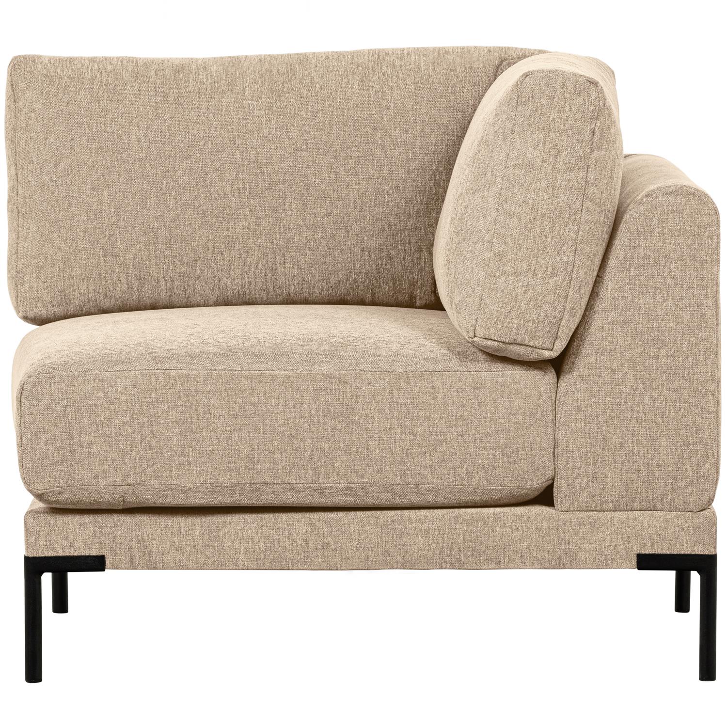 vtwonen Couple Bank Hoekelement - Polyester - Natural Melange