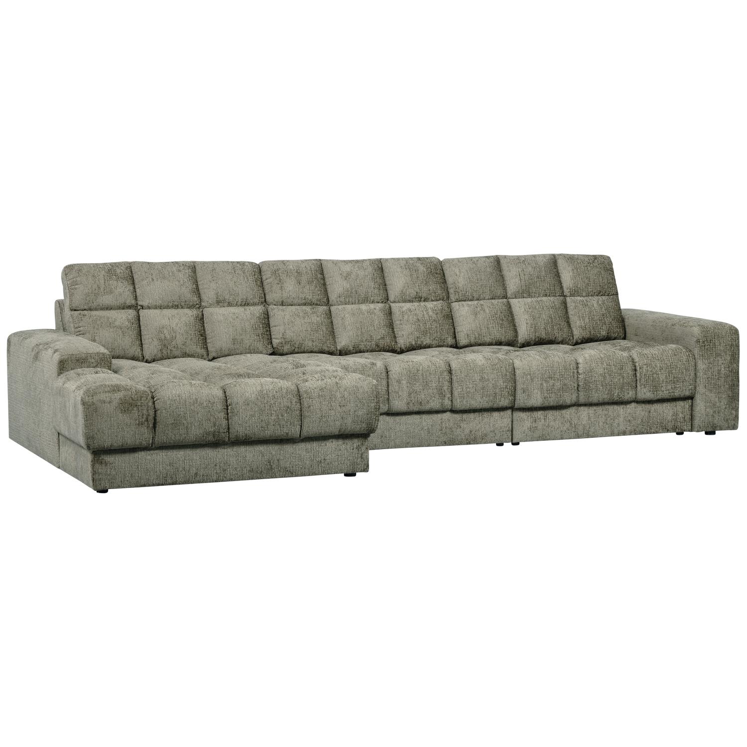 WOOOD Second Date Chaise Longue Links - Structure Velvet - Frost