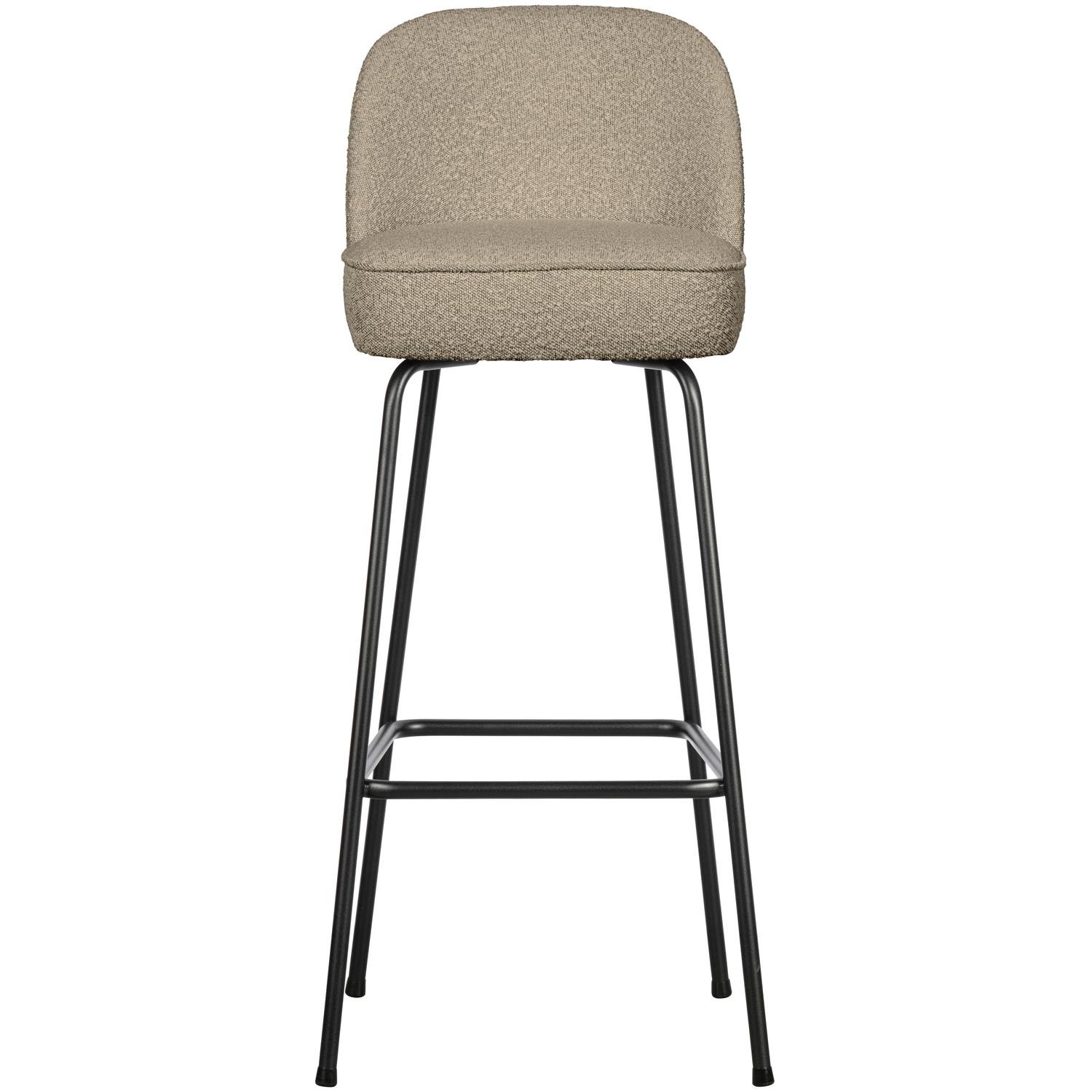 BePureHome Vogue Barkruk H 103 cm - Polyester - Beige