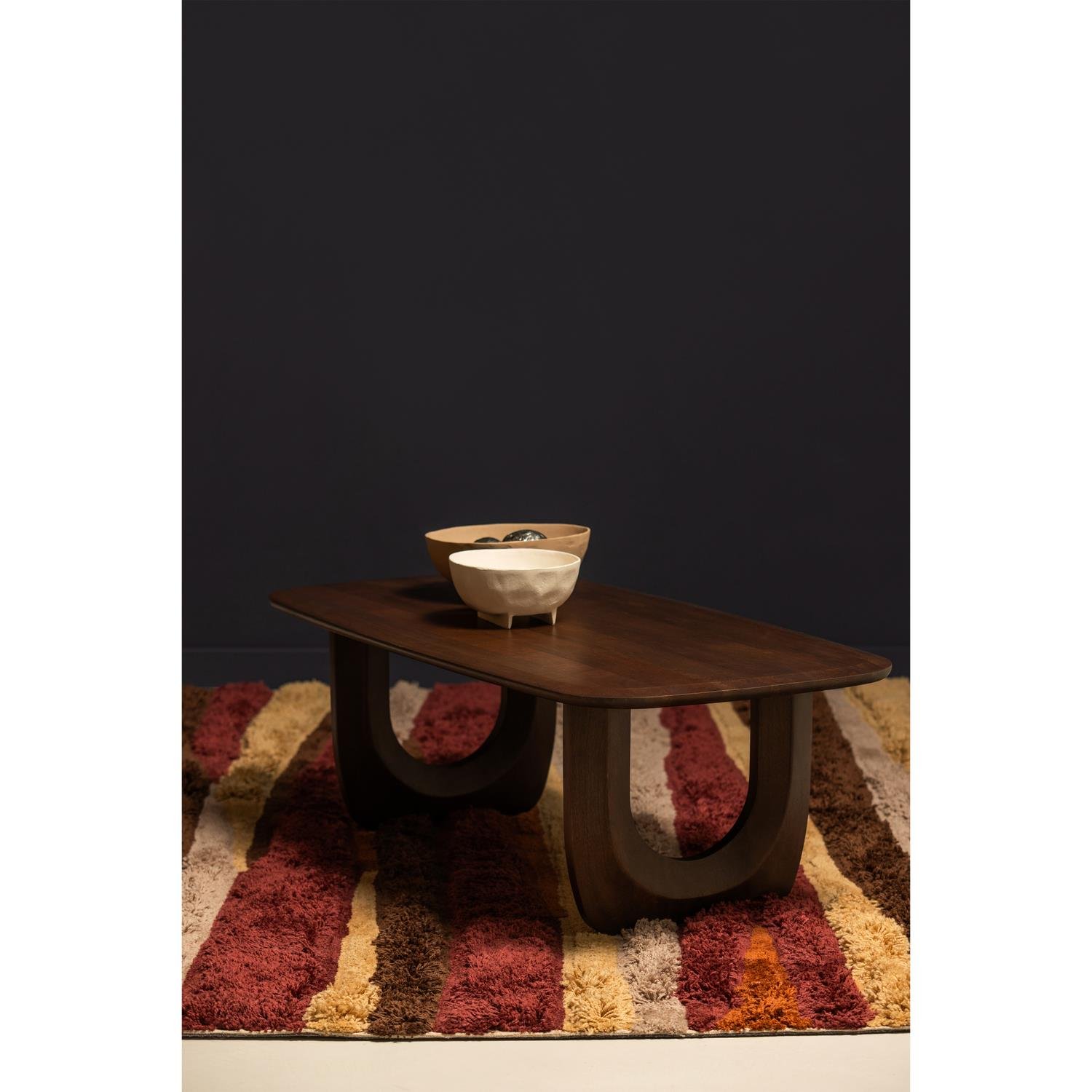 BePureHome Frequent Salontafel - Mango - Walnoot - 40x120x60
