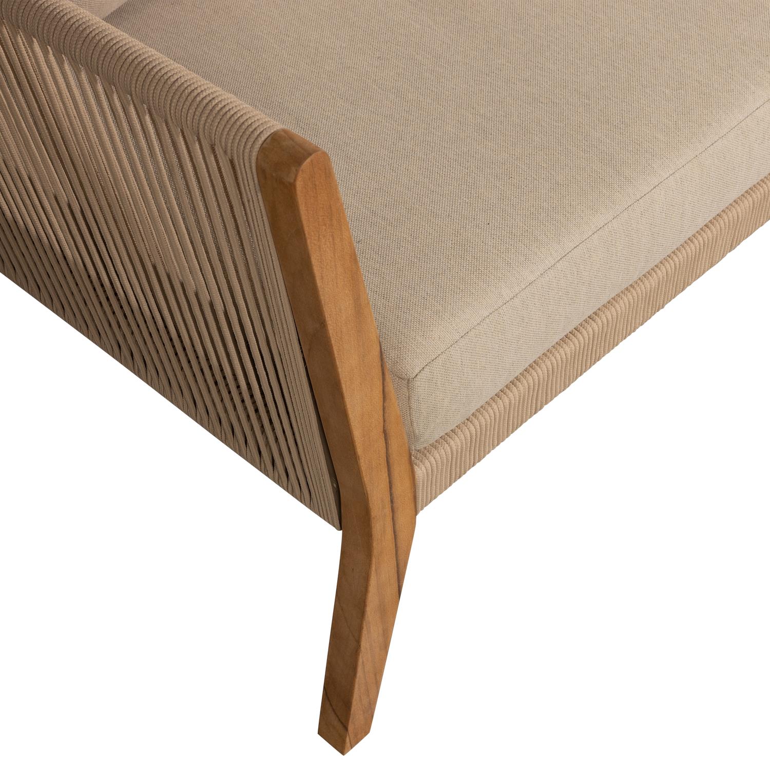 WOOOD San Remo Tuinbanken - Teak - Zand - 70x180x76