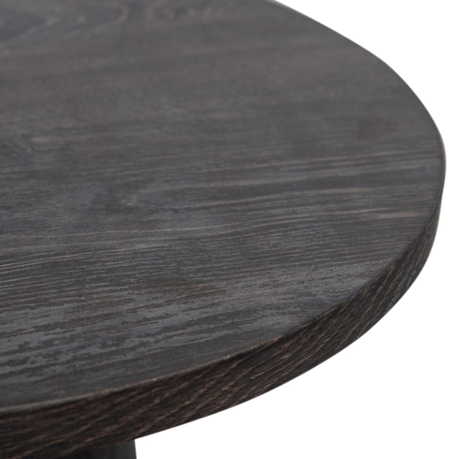 WOOOD Maan Salontafel - MDF - Donkerbruin - 40x80x80