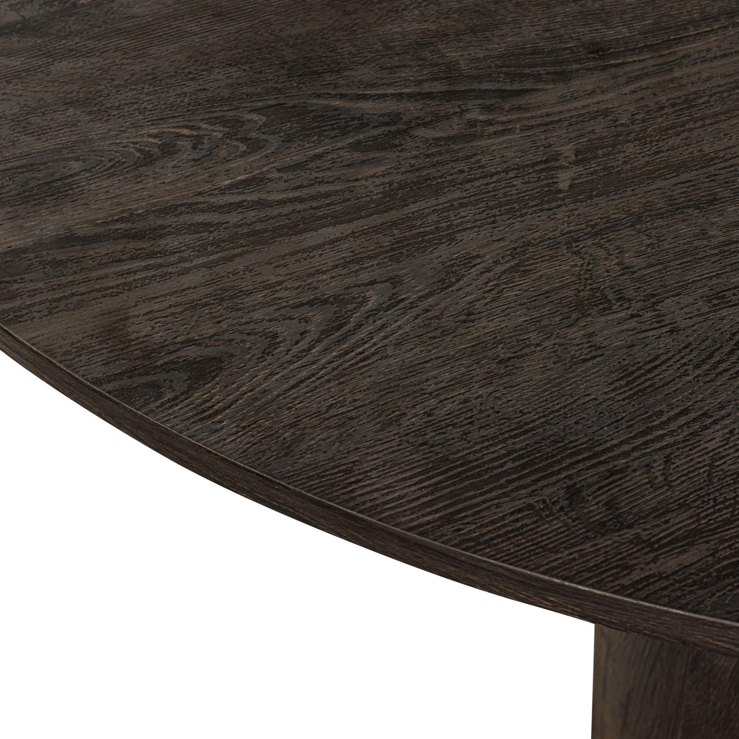 WOOOD Maan Salontafel - MDF - Donkerbruin - 35x100x100