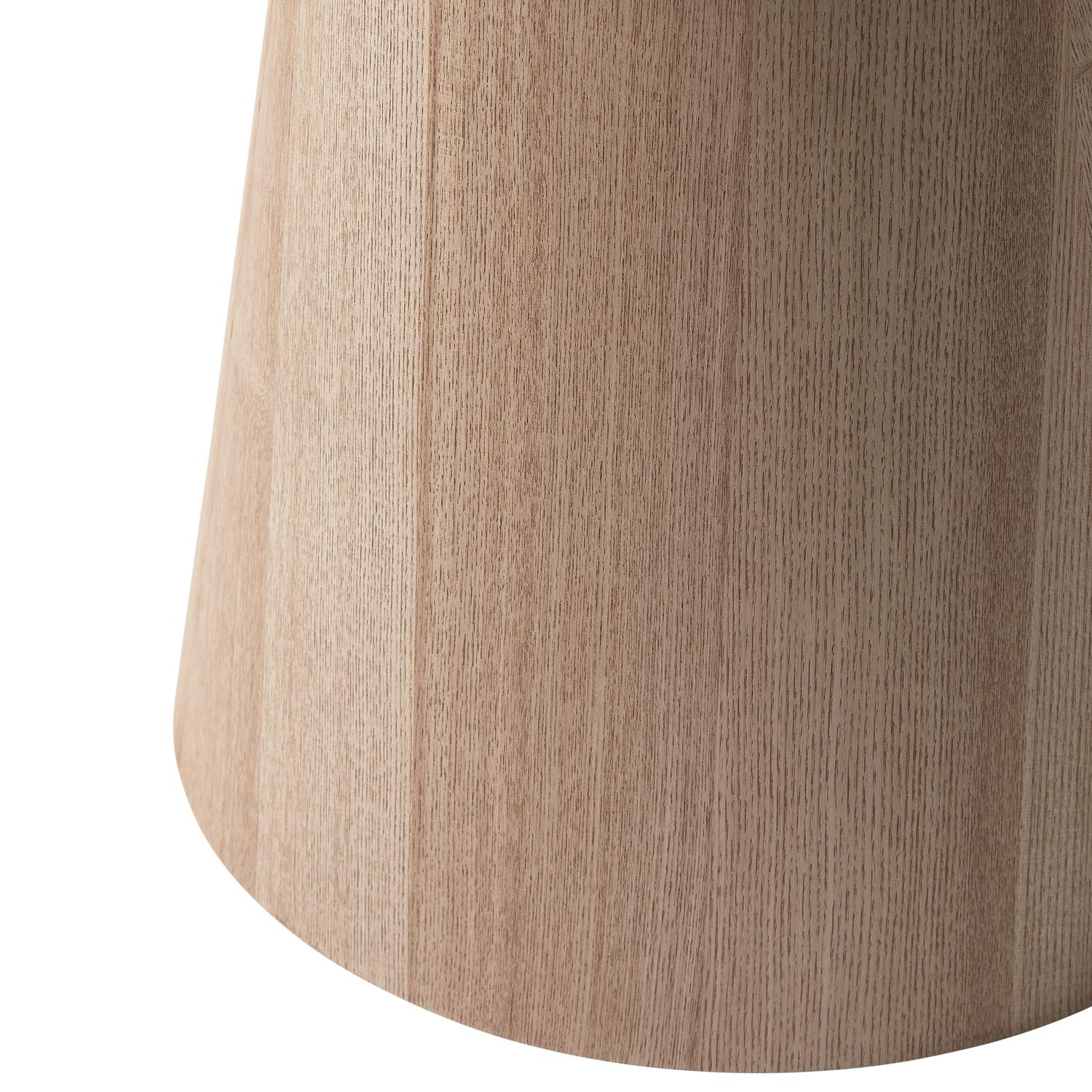 WOOOD Maud Bijzettafel - Hout - Naturel - 50x45x45