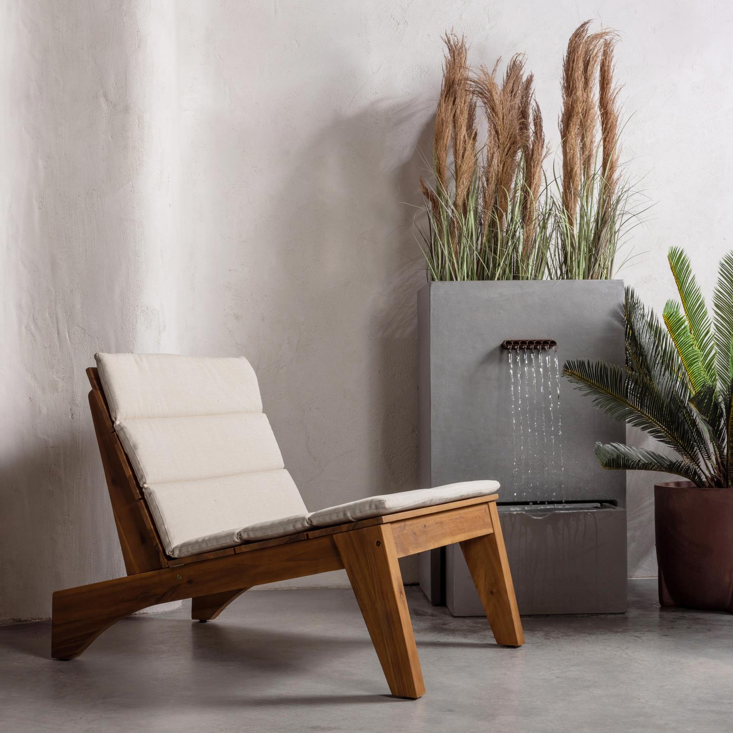 WOOOD Kenai Tuinfauteuil - Acacia - Naturel - 73x65x100