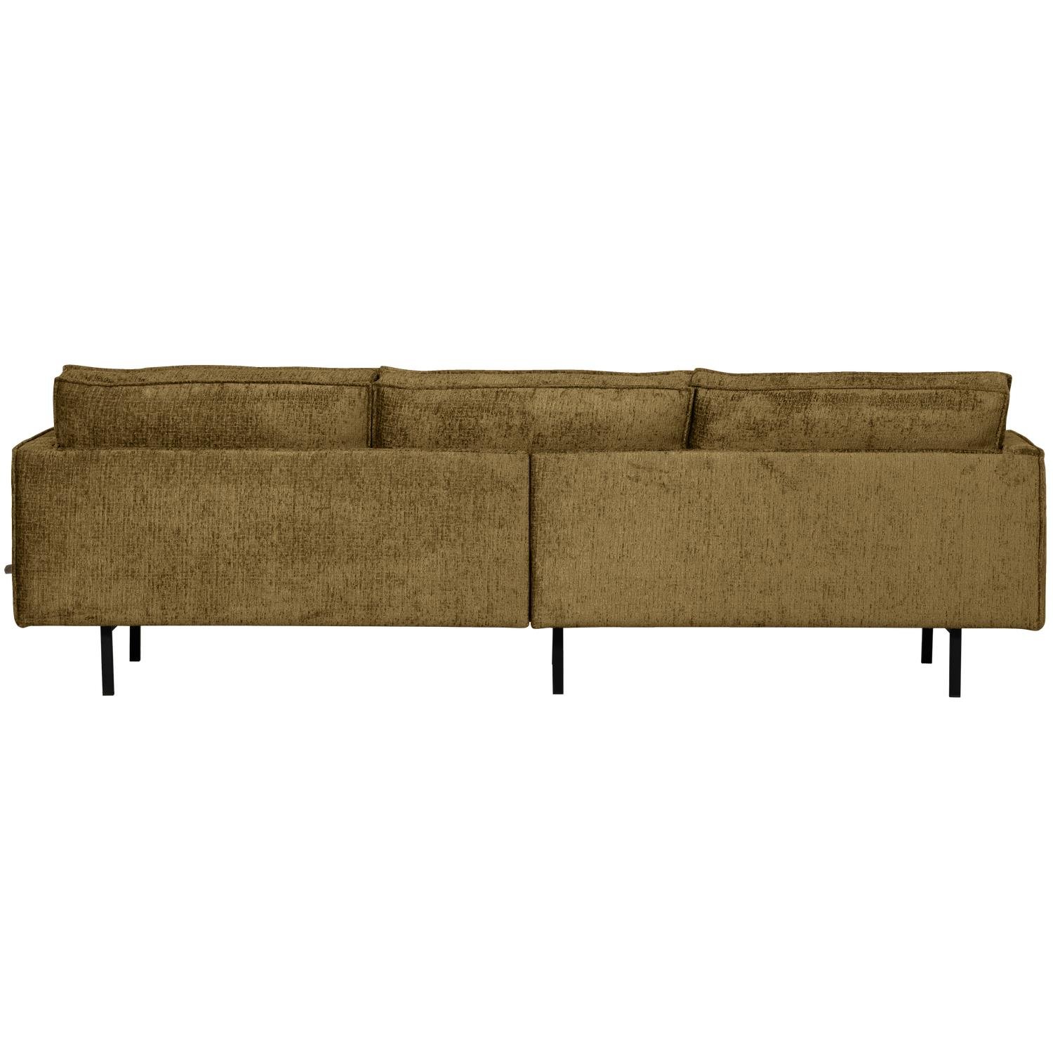 BePureHome Bank 3-Zits Rodeo - Structure Velvet - Brass - 85x277x86