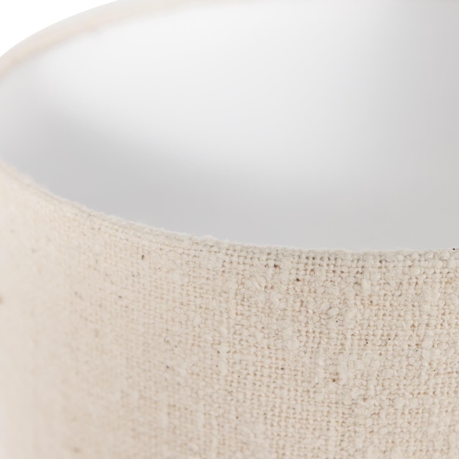 BePureHome Loft Vloerlamp - Metaal|Bouclé - Naturel - 130x30x30