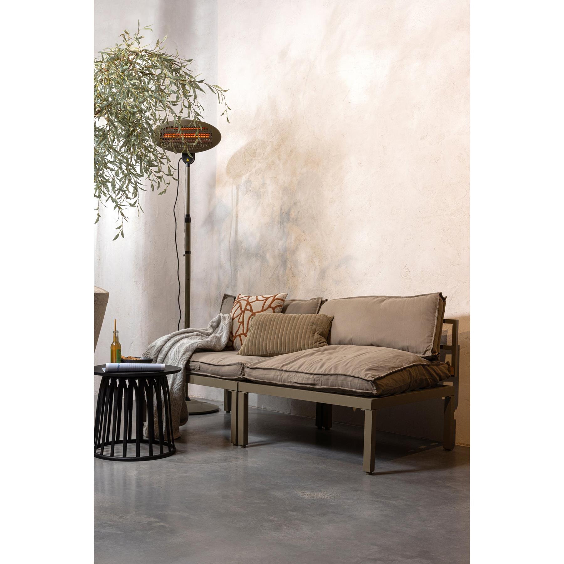 WOOOD Boy Bijzettafels Binnen|Buiten - Kunststof - Zwart - Set van 2