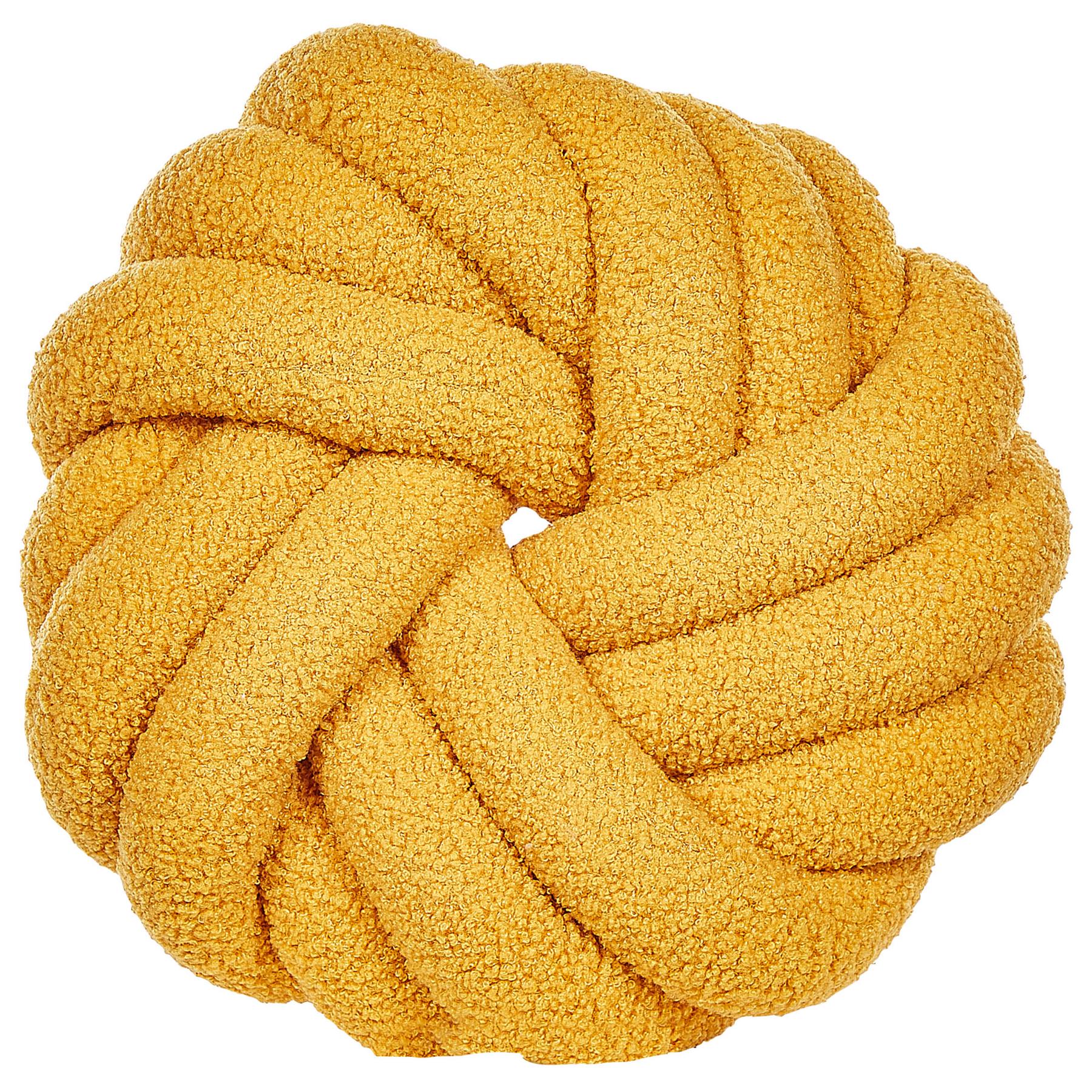Beliani - AKOLA - Sierkussen set van 2 - Geel - Bouclé
