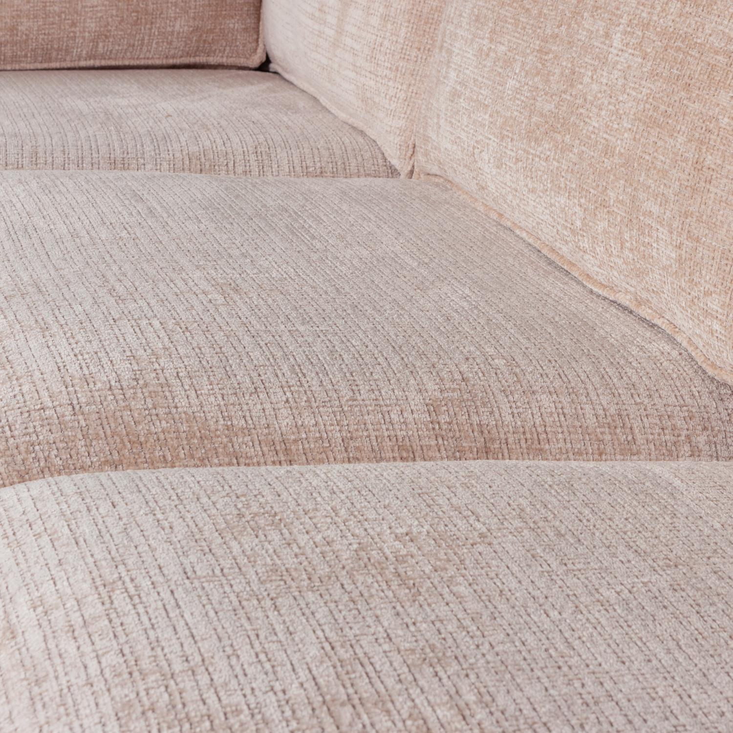 WOOOD Hoekbank Links Hajo - Chenille - Sand - 84x283x197