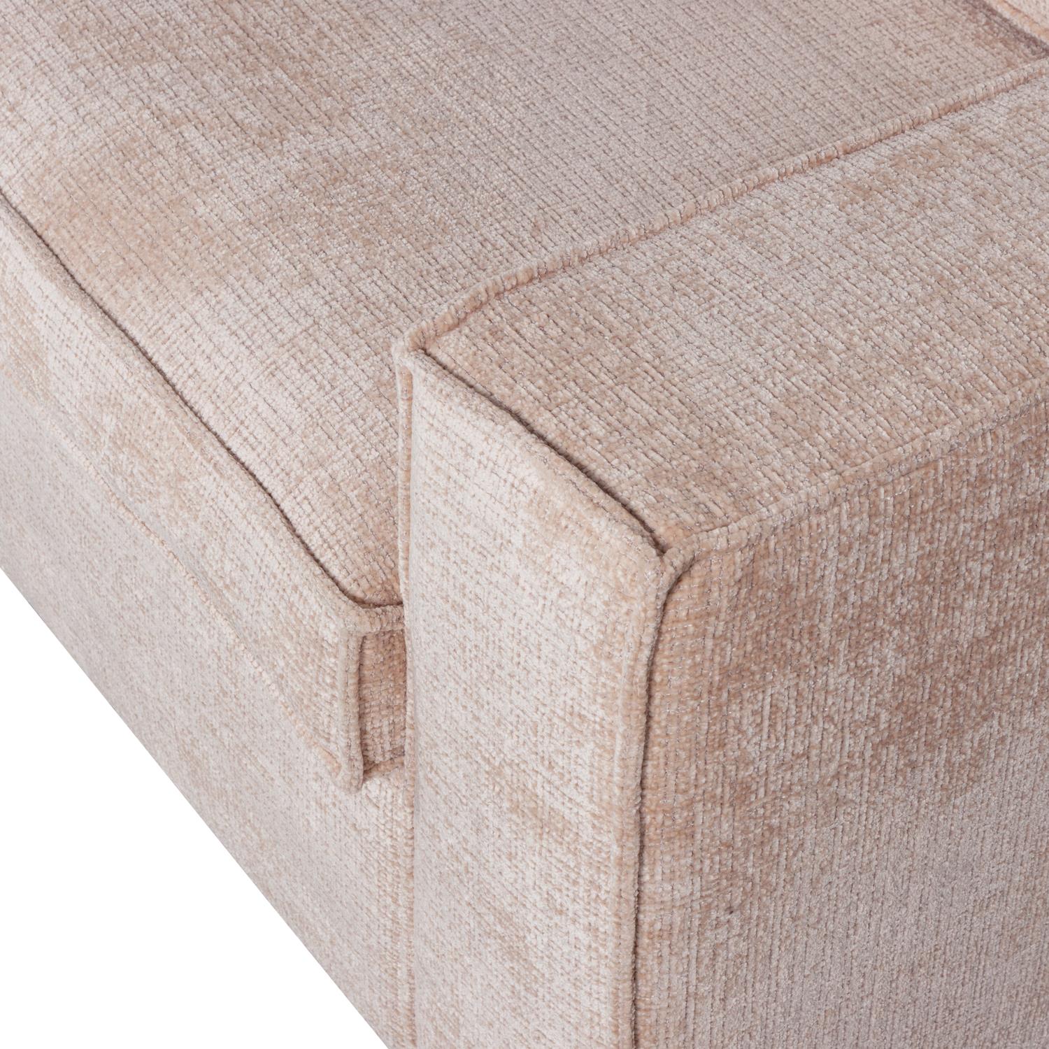 WOOOD Hoekbank Links Hajo - Chenille - Sand - 84x283x197