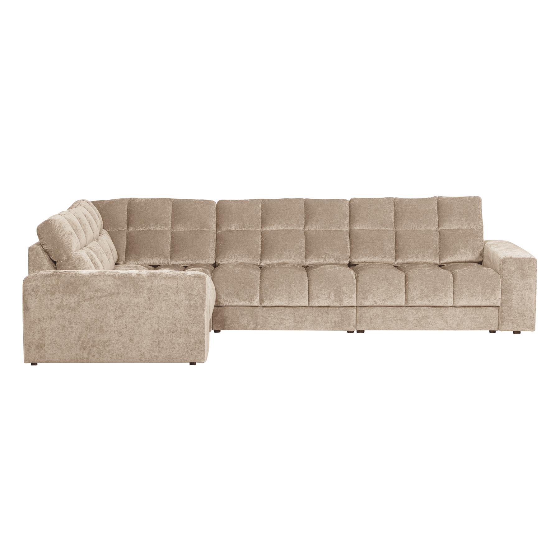 WOOOD Second Date Hoekbank Links - Vintage - Nougat