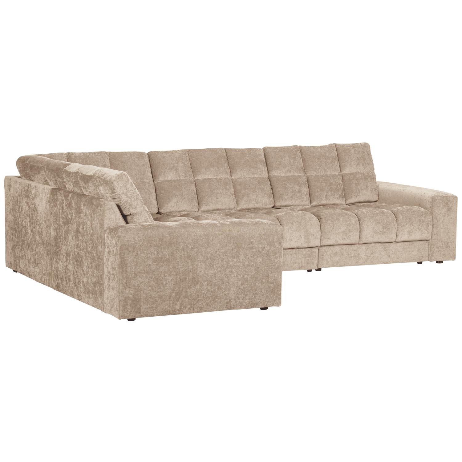 WOOOD Second Date Hoekbank Links - Vintage - Nougat