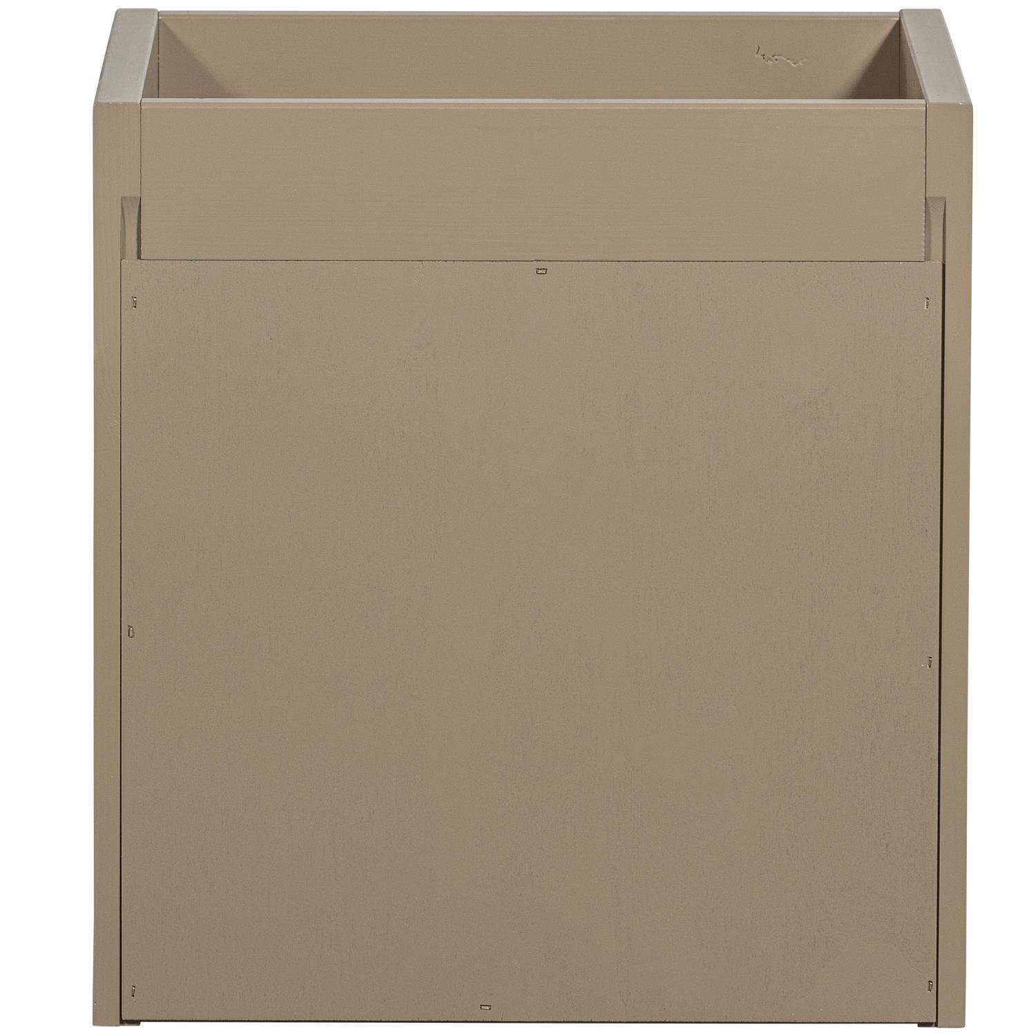 WOOOD Turner Platenkast - Grenen - Mud - 47x44x44