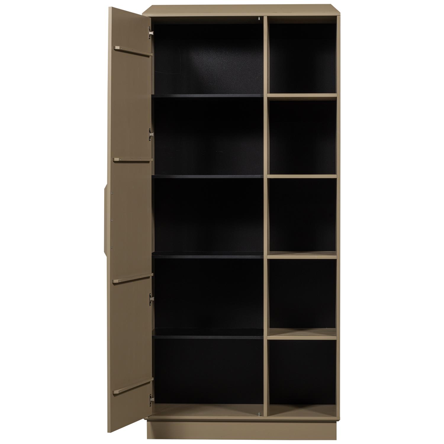 WOOOD Lowen Opbergkast - Grenen - Mud - 221x100x44