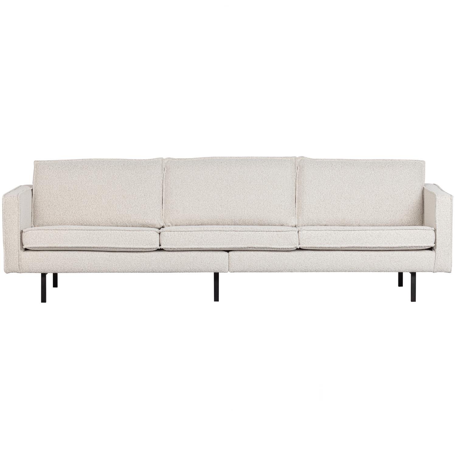 BePureHome Rodeo 3-Zits Bank - Velvet - Naturel - 85x277x86