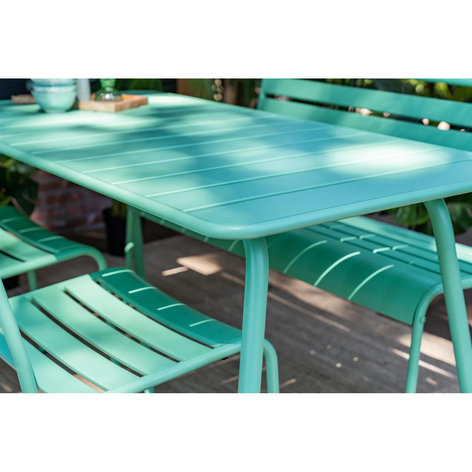 Metalen vierkante tuintafel Max cactus