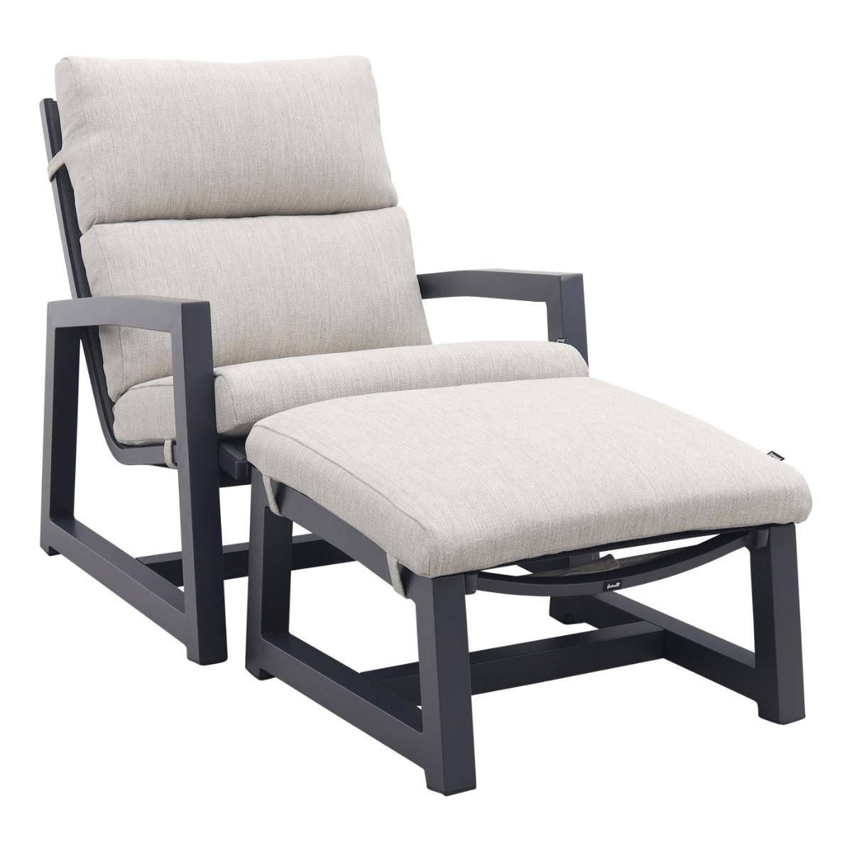 Hartman Gio loungestoel + voetenbank - Xerix