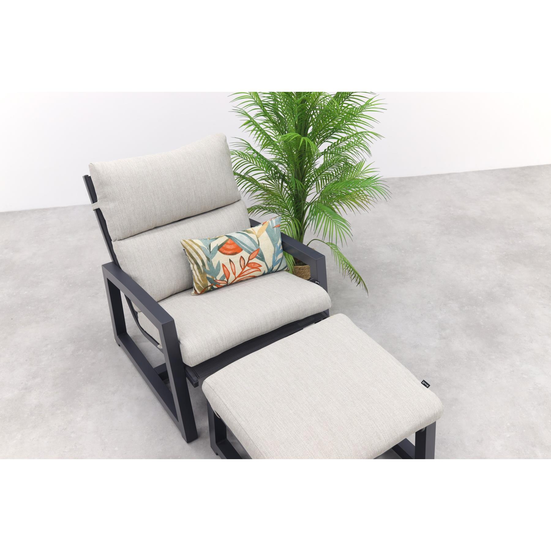 Hartman Gio loungestoel + voetenbank - Xerix