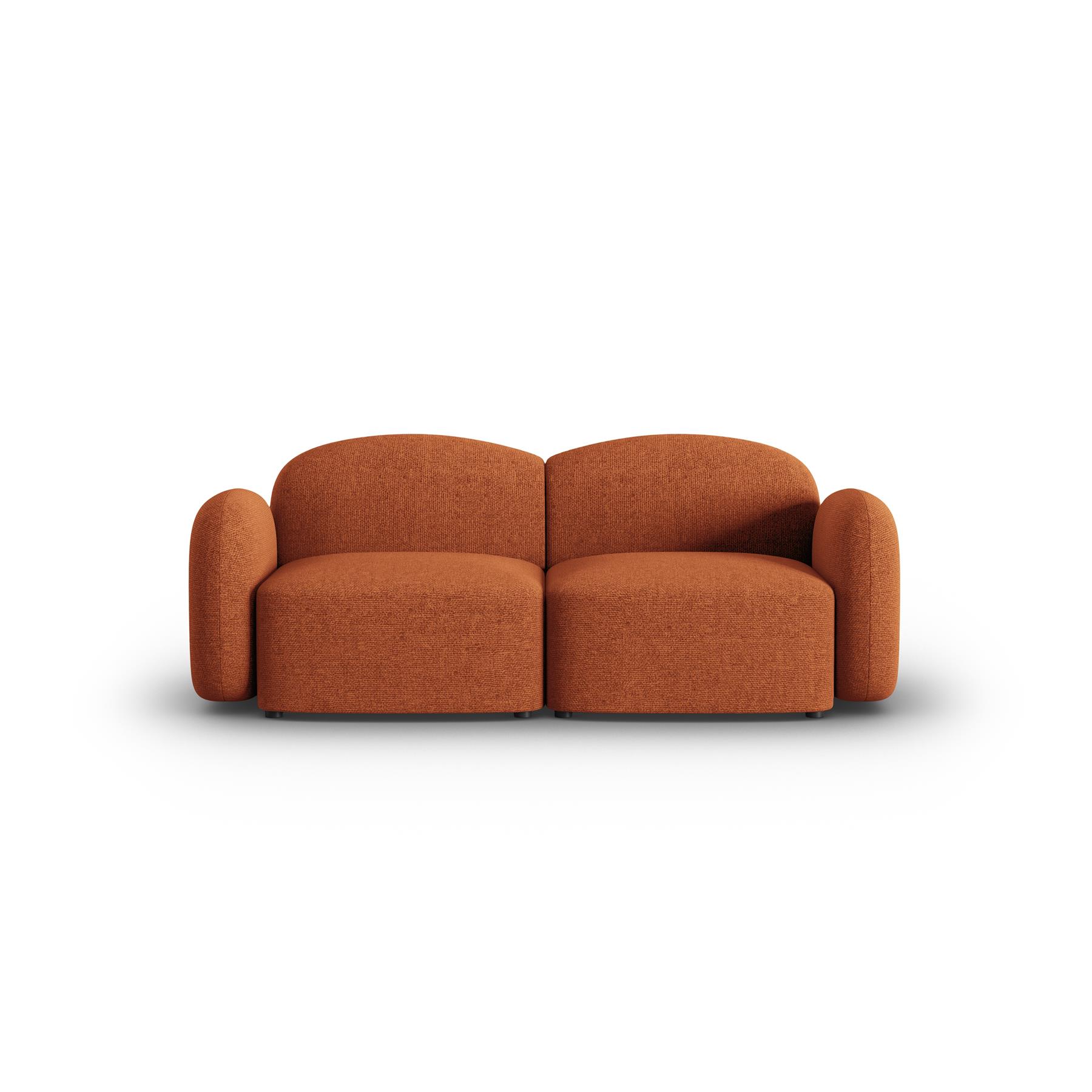 Micadoni Home Blair 2-zitsbank - Chenille - Terracotta