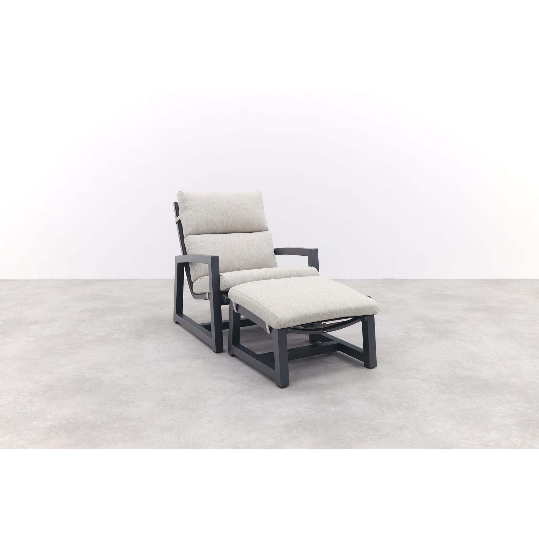 Hartman Gio loungestoel + voetenbank - Xerix