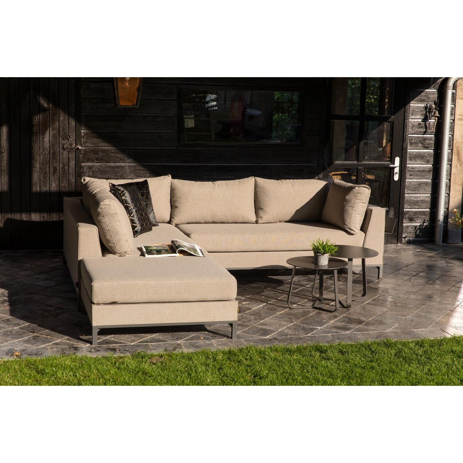 Exotan 1-Zitselement Buiten - Aluminium - Grijs - 36x105x105