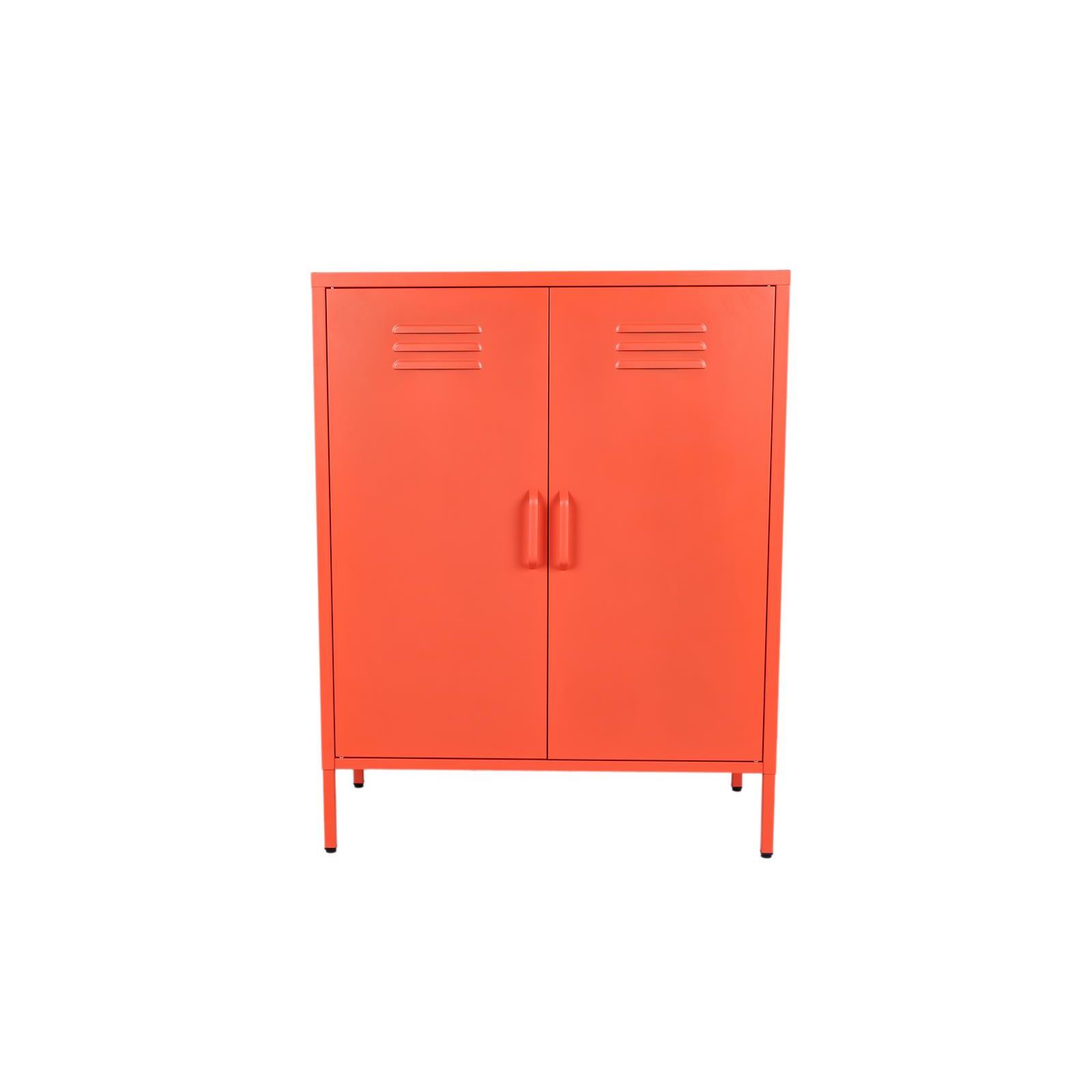 MaximaVida metalen lockerkast Finn zacht oranje - 2 schappen